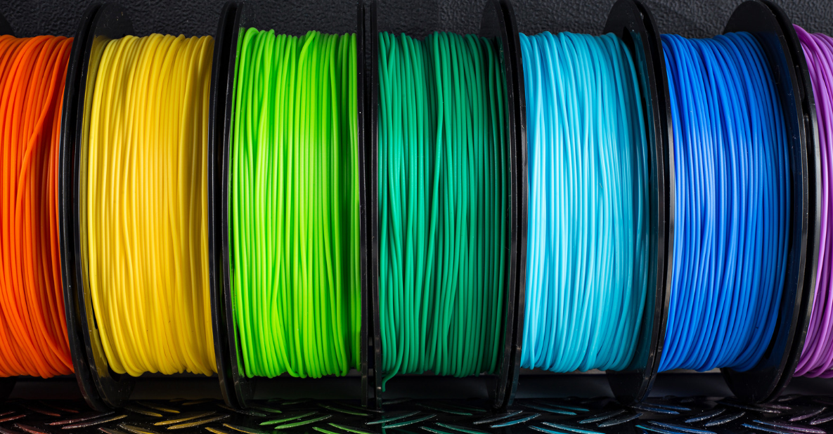 Filament 3D aligné